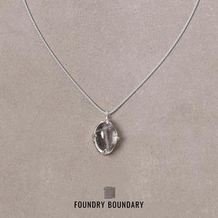 FOUNDRY BOUNDARY白水晶项链