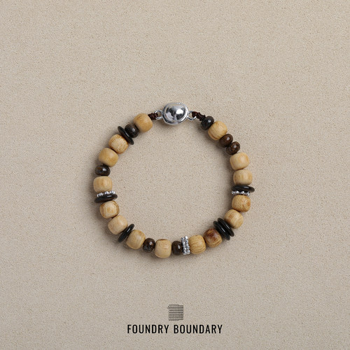 FOUNDRYBOUNDARY星点木串珠手链