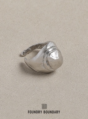 FOUNDRYBOUNDARY纯银冰川戒指