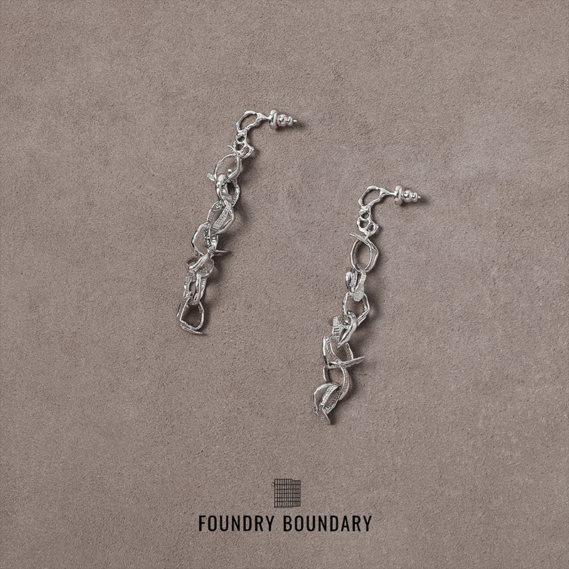 FOUNDRY BOUNDARY棘纹循环耳链