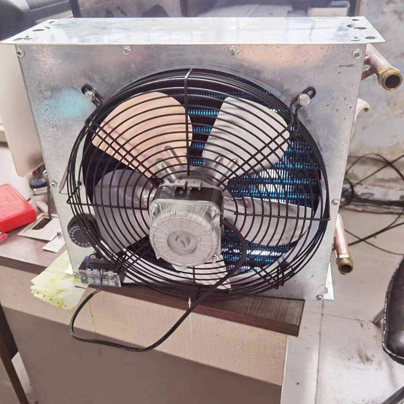 铝管水热暖风机养殖鸡舍猪舍散热水箱养殖场升温取暖风机蔬菜大棚