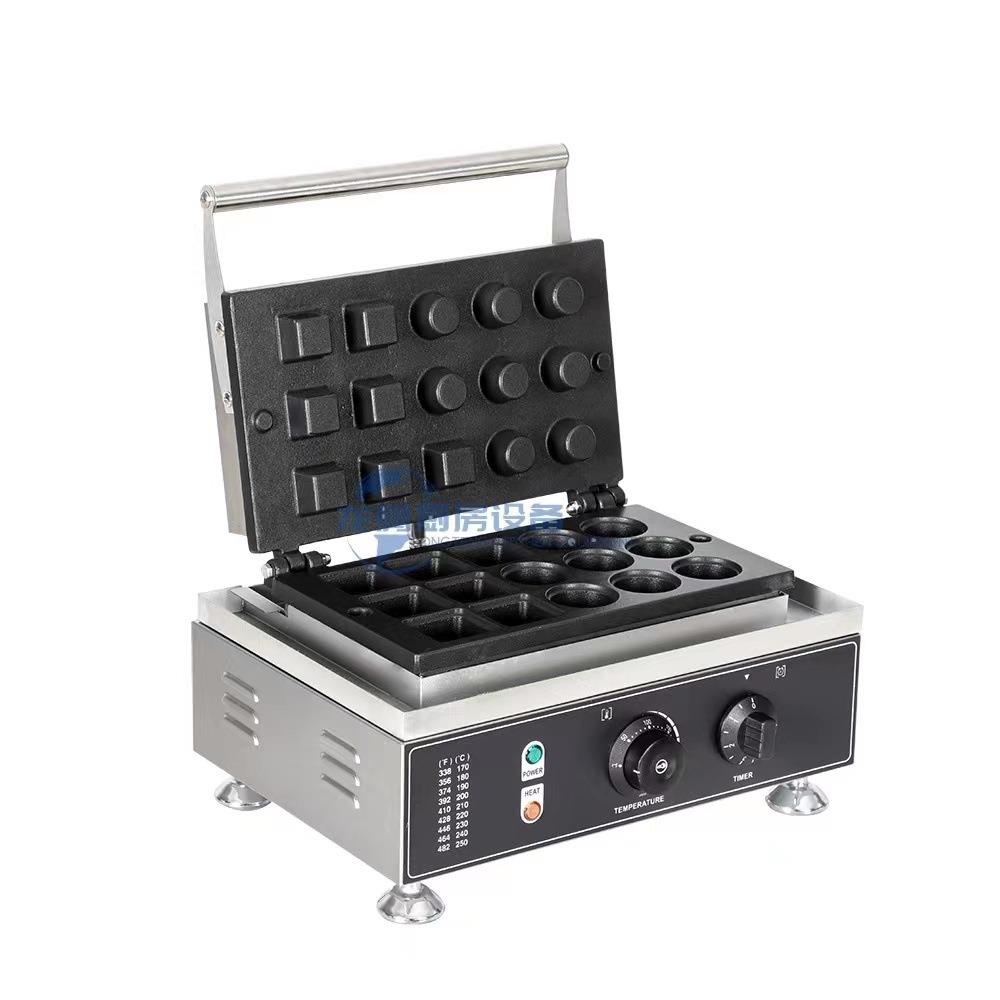 小吃电热设备机器八孔雪糕蛋挞皮商用华夫饼机