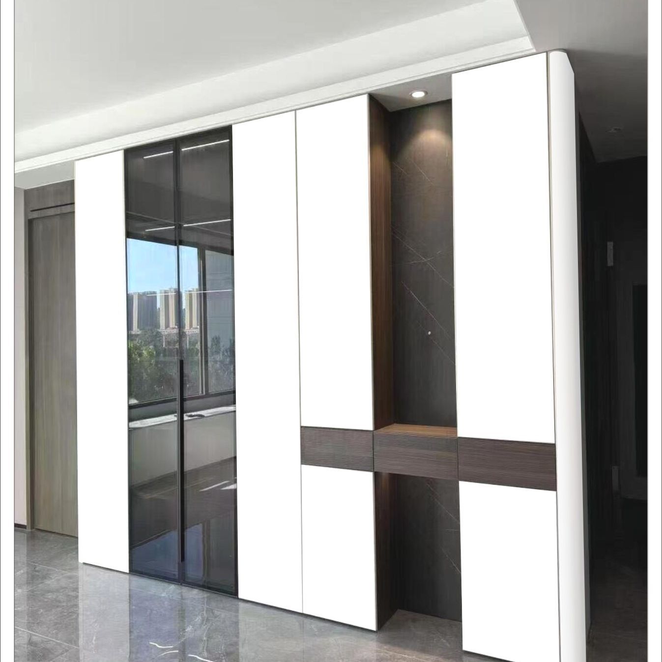 全屋定制百变魔卡家具选色签单神器场景齐全套22张秒变柜门效果图