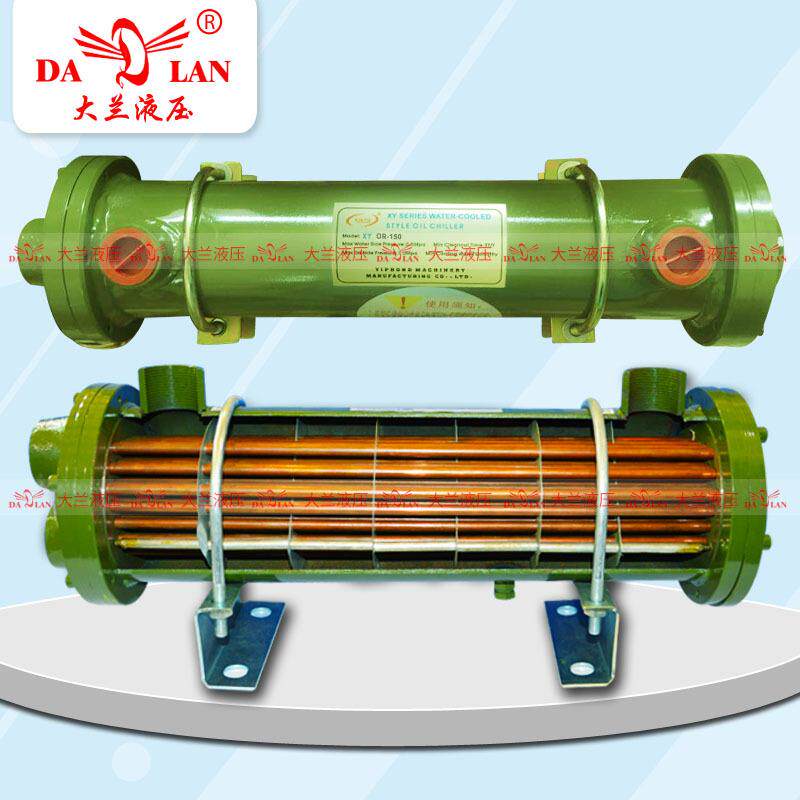 OR-150直管式纯铜管水冷却器150L/min液压系统泵站散热器热交换器