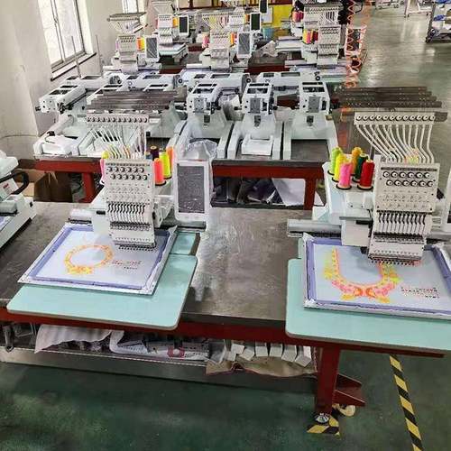 双头12针15针小型家用高速电脑绣花机多用途帽绣机全自动FX1202