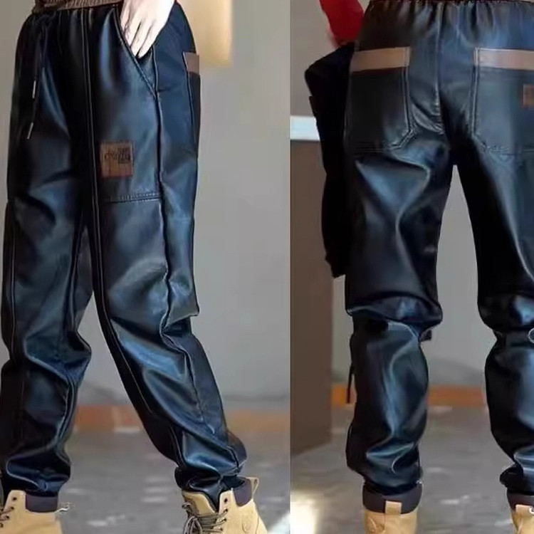 秋冬新款女士机车皮裤加绒加厚休闲裤防寒防风保暖户外爆款束脚裤,女装/女士精品,休闲裤,淘宝优惠券,粉丝福利购,淘宝优惠卷