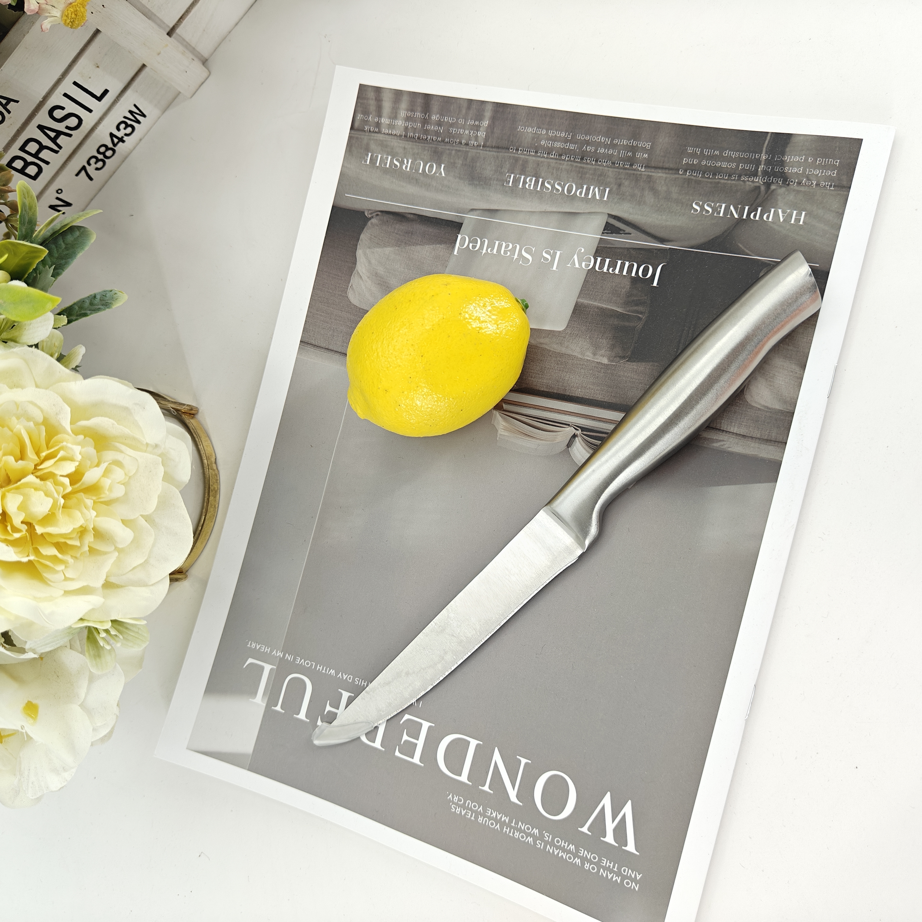 外贸尾单水果切果皮切铸钢把手