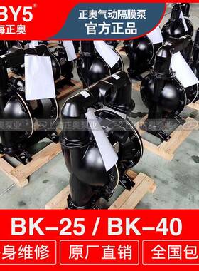 BK-25P增强型1寸螺纹口不锈钢材质气动隔膜泵