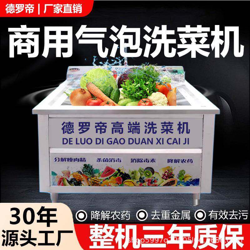 洗菜机商用水果蔬菜洗肉解冻池气泡臭氧大型全自动清洗机酒店食堂