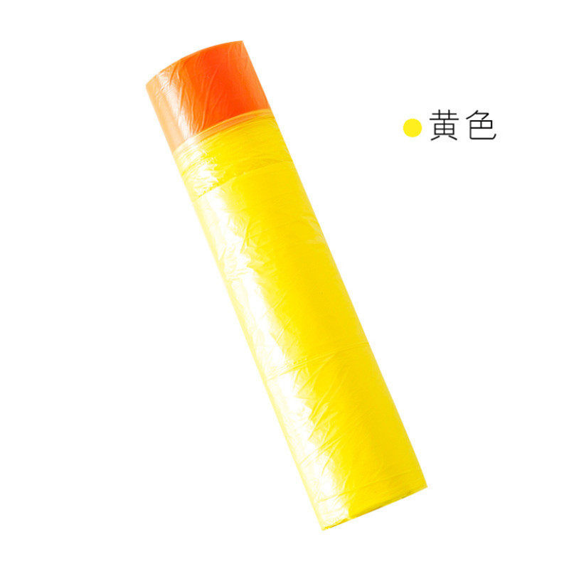 抽拉束口垃圾袋新料手提抽绳垃圾袋 厨房加厚一次性自动收口