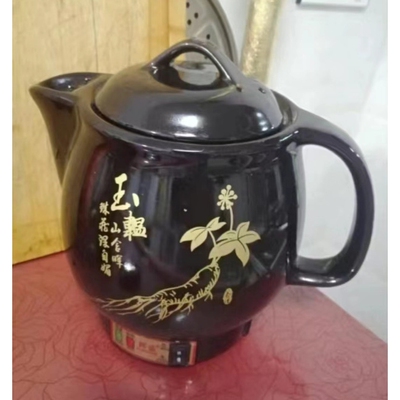 自动电煎药壶老人头陶瓷煎药壶中药煲熬药罐家用熬中药锅