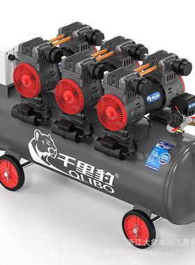 DX16-031680W×3-140L工业级无油空气压缩机静音220V便携