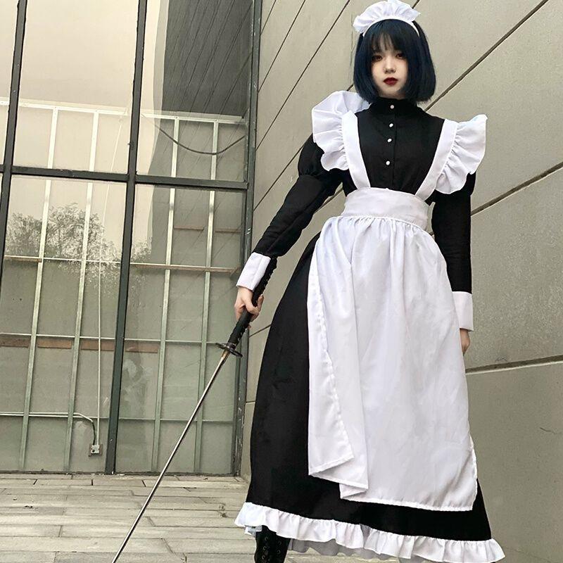 女仆装男穿cosplay可爱日系洛丽塔萝莉女装大佬交叉女仆装cos日常