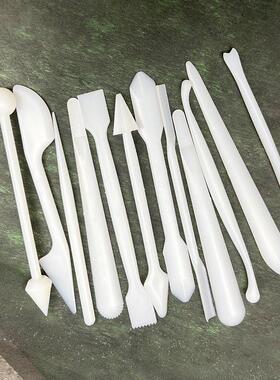 面塑刀具12件套装 食品雕刻刀具糖艺工具面塑烘培工具