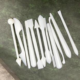 面塑刀具12件套装 食品雕刻刀具糖艺工具面塑烘培工具