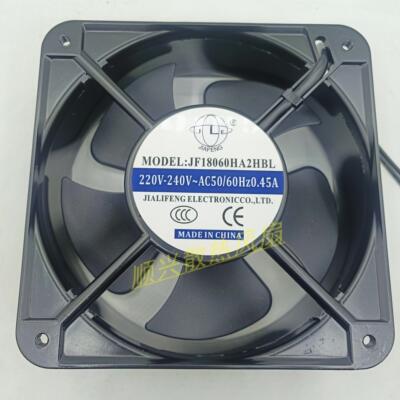 全新JF18060HA2HBL 220V 0.45A 18cm变频器冷却工业机柜轴流风机