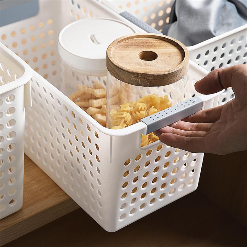小推车塑料收纳筐厨房调料篮杂物篮零食水果篮桌面幼儿园储物框子