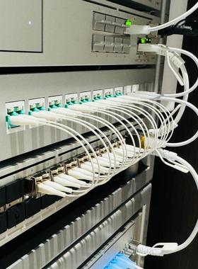 LC-LC SC-SC多模单模1U2U3U白色OM3光纤短跳线定制兼容UBNT等品牌