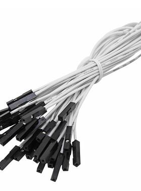 杜邦线10cm/20cm/30cm电子线 1P母对母单线1007-26#白色杜邦线