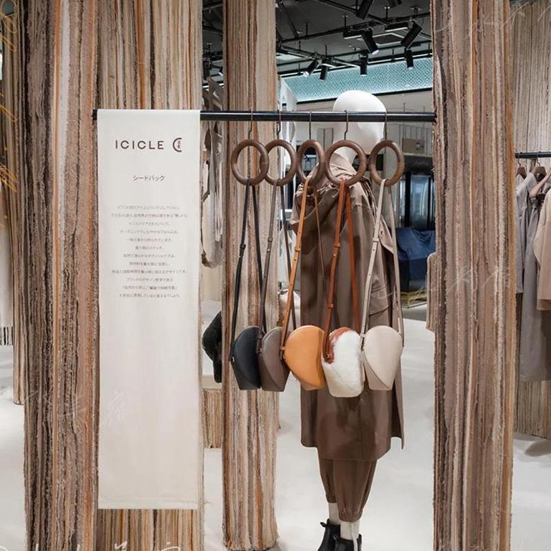 ins风女服装店装饰陈列挂件广告海报网红条幅橱窗良木礼同款挂布