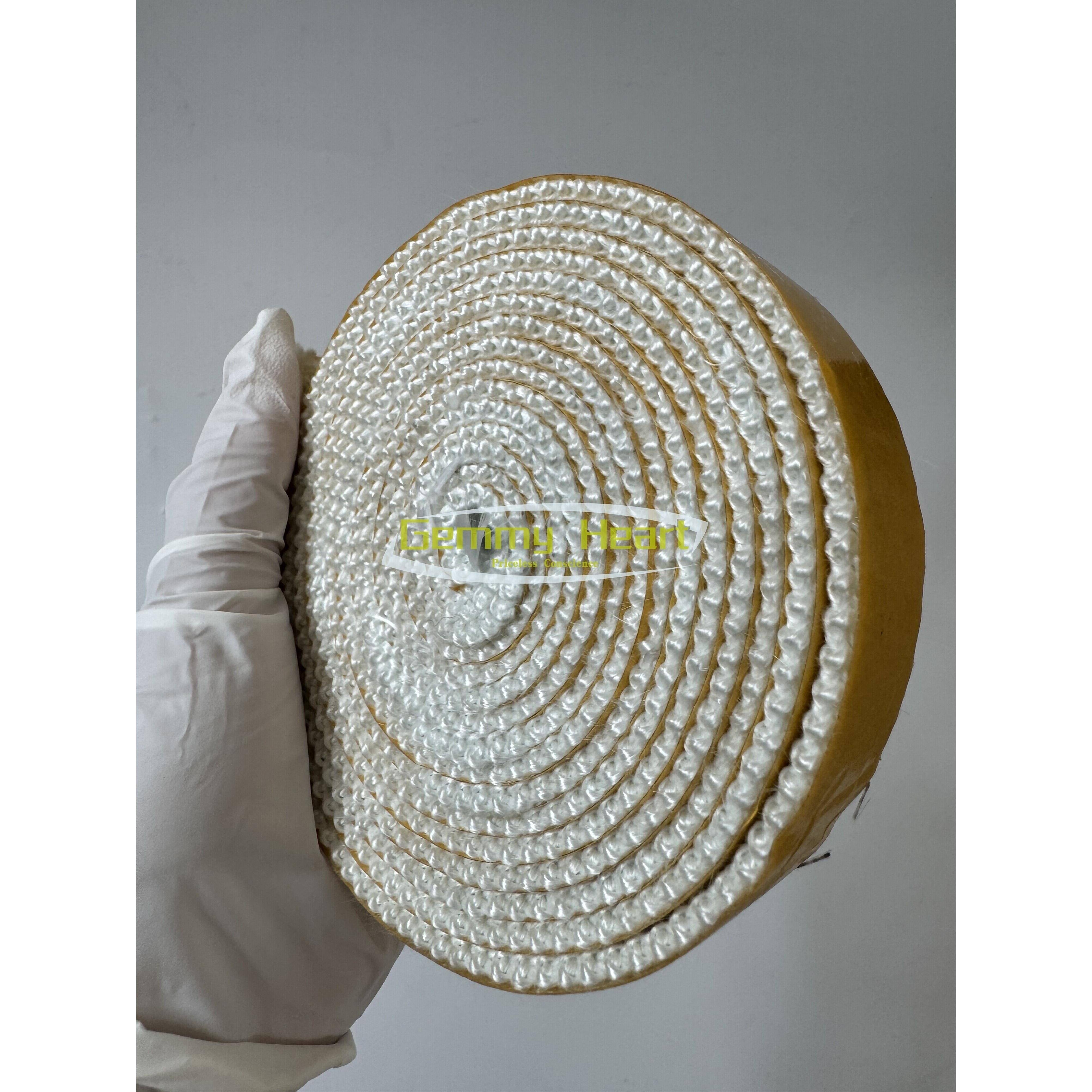 壁炉门防火玻璃视窗密封条耐高温隔热玻璃纤维带烘烤箱镶嵌封边条