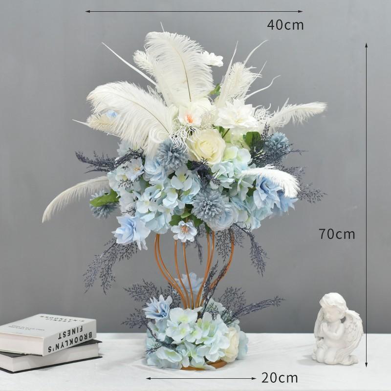 【可定制花型】婚庆道具铁艺地球桌花酒店餐厅ktv商务活动桌面装