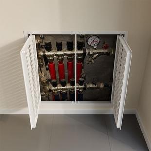 定制铝合金地暖分水器遮挡罩暖气罩百叶窗检修口空调外机通风格栅