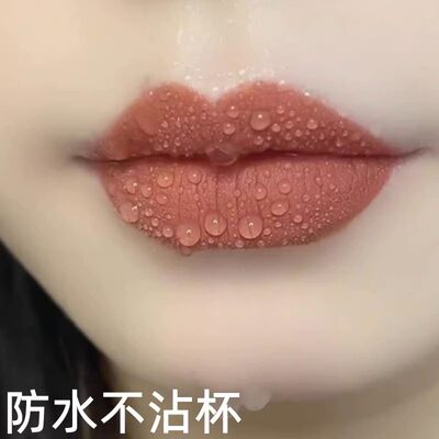 李佳琪推荐口红雨衣不掉色不沾杯防水女肉桂奶茶滋润正品旗舰店