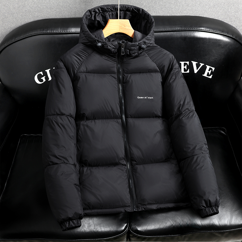 连帽羽绒棉服男士2025新款爆款百搭休闲棉衣外套男款冬装加厚棉袄