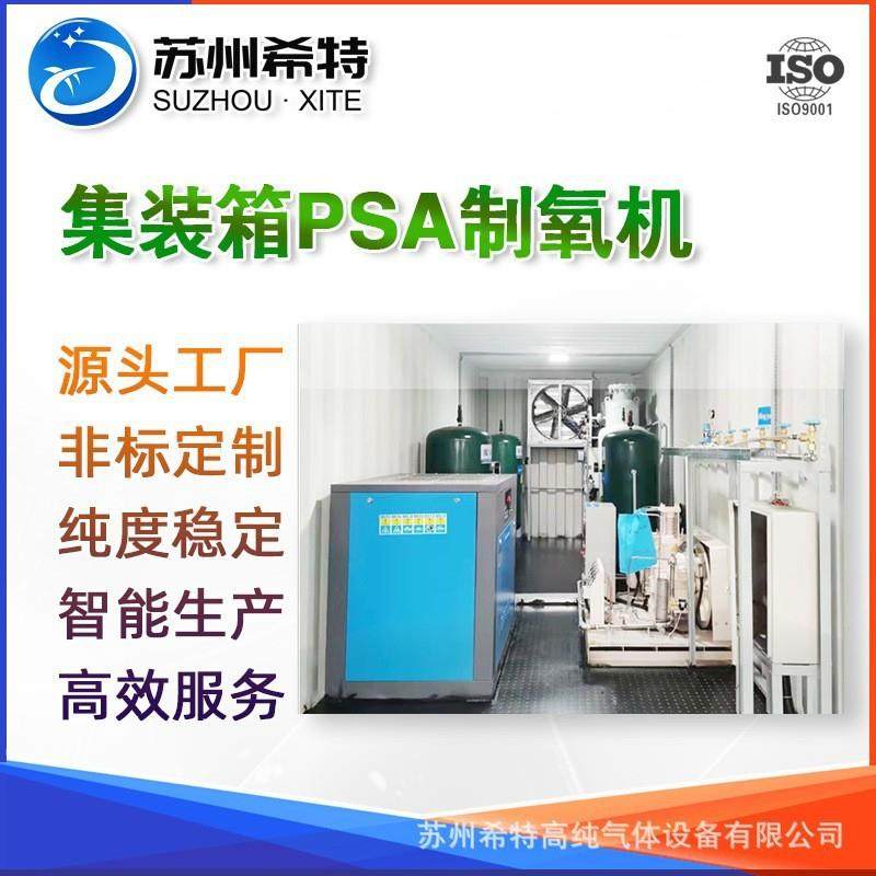 灌装移动集装箱制氧机变压吸附集装箱制氧设备集装箱式氧气发生器