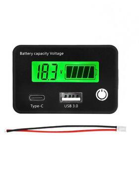 tye - c型电动汽车功率电压表显示电池电池电压电压表通用反保护