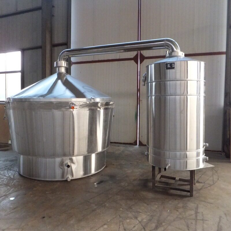 酿酒设备一体蒸锅 白酒蒸馏锅 304不锈钢食品级酒甑酒锅 蒸酒设备