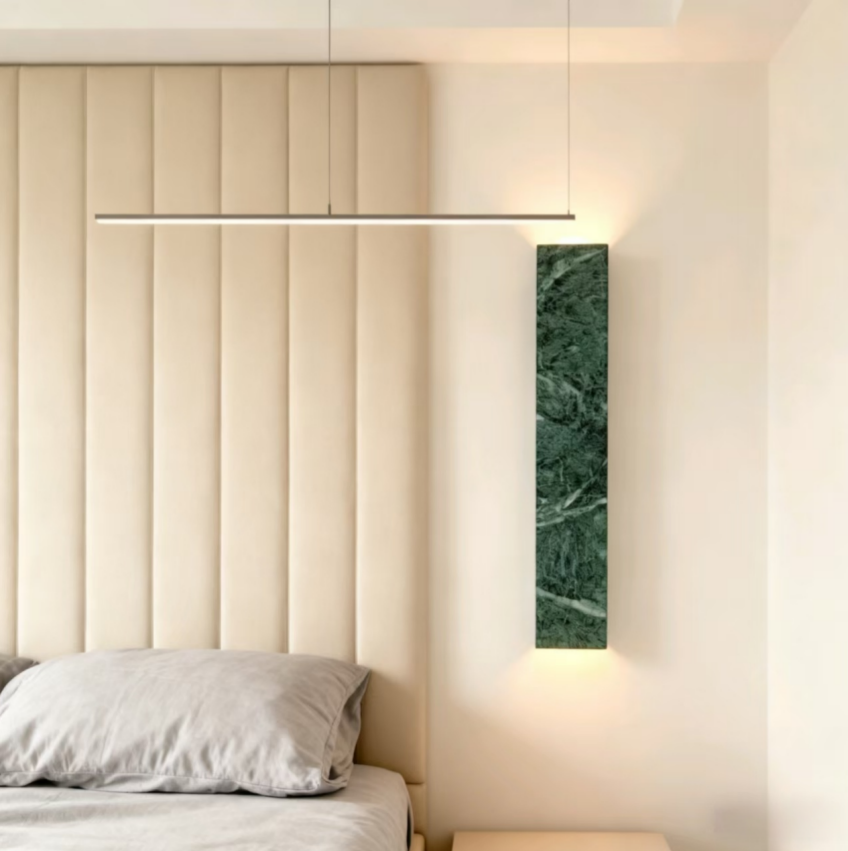 大理石壁灯轻奢意式极简轻奢别墅售楼处酒店设计师款背景墙壁灯