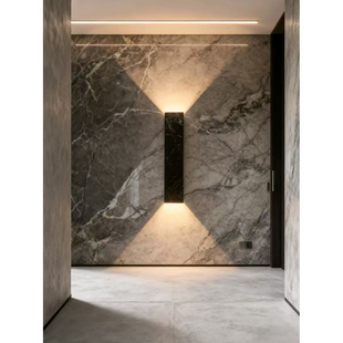 大理石壁灯轻奢背景墙灯意式极简现代轻奢别墅售楼处酒店设计师款