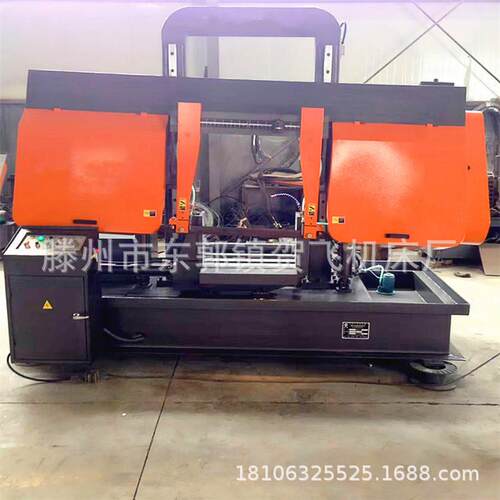 门供应G460锯床 双立柱龙2GB4260型金属带锯床液压H加紧稳定性强