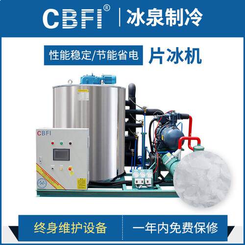 厂家直销CVP广州冰泉型工业冰机果蔬渔业大保鲜业降温10工吨片制