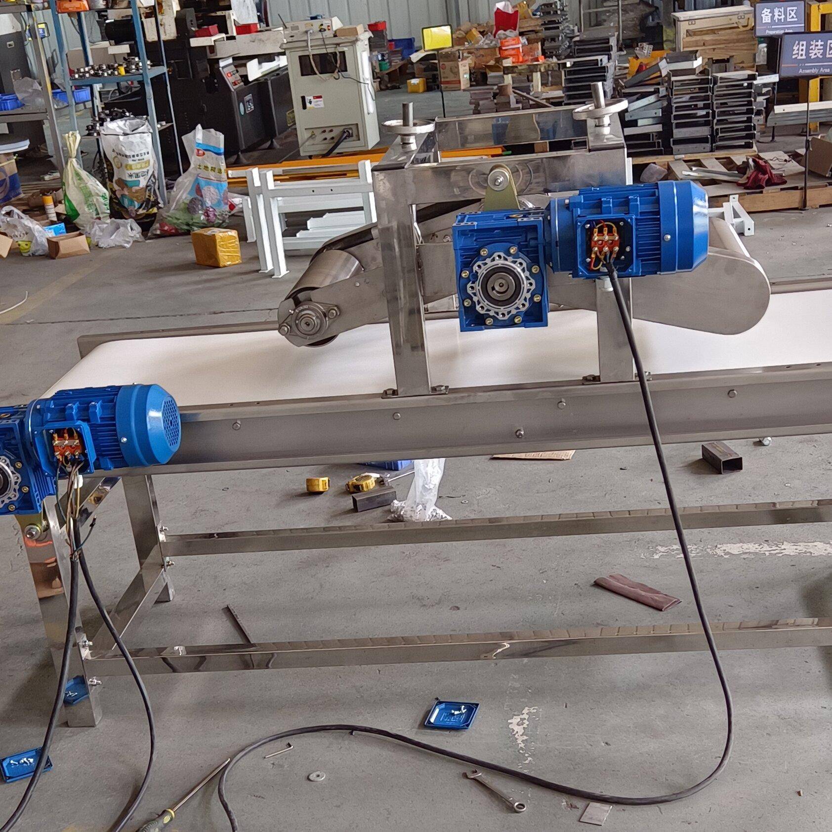 双边动力压包输送机不锈钢压包皮带输送机动力压包整形输送机