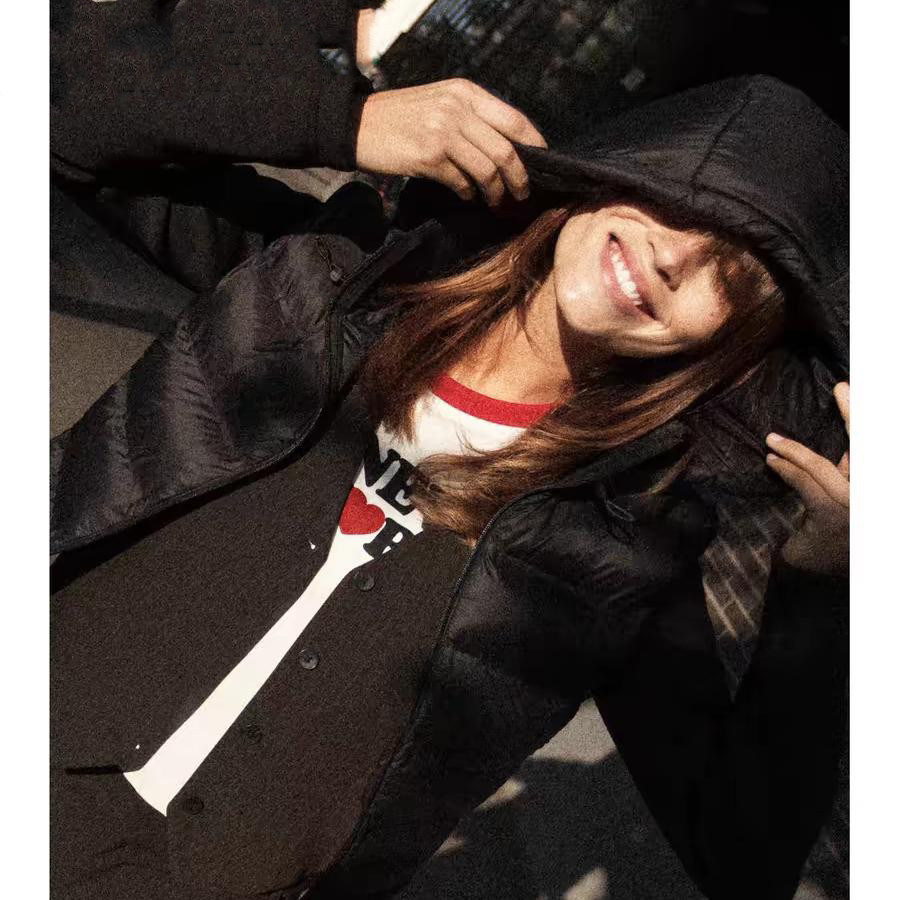 柜399！2025新款 TRF 女装 保暖棉服长袖夹克外套 4391742