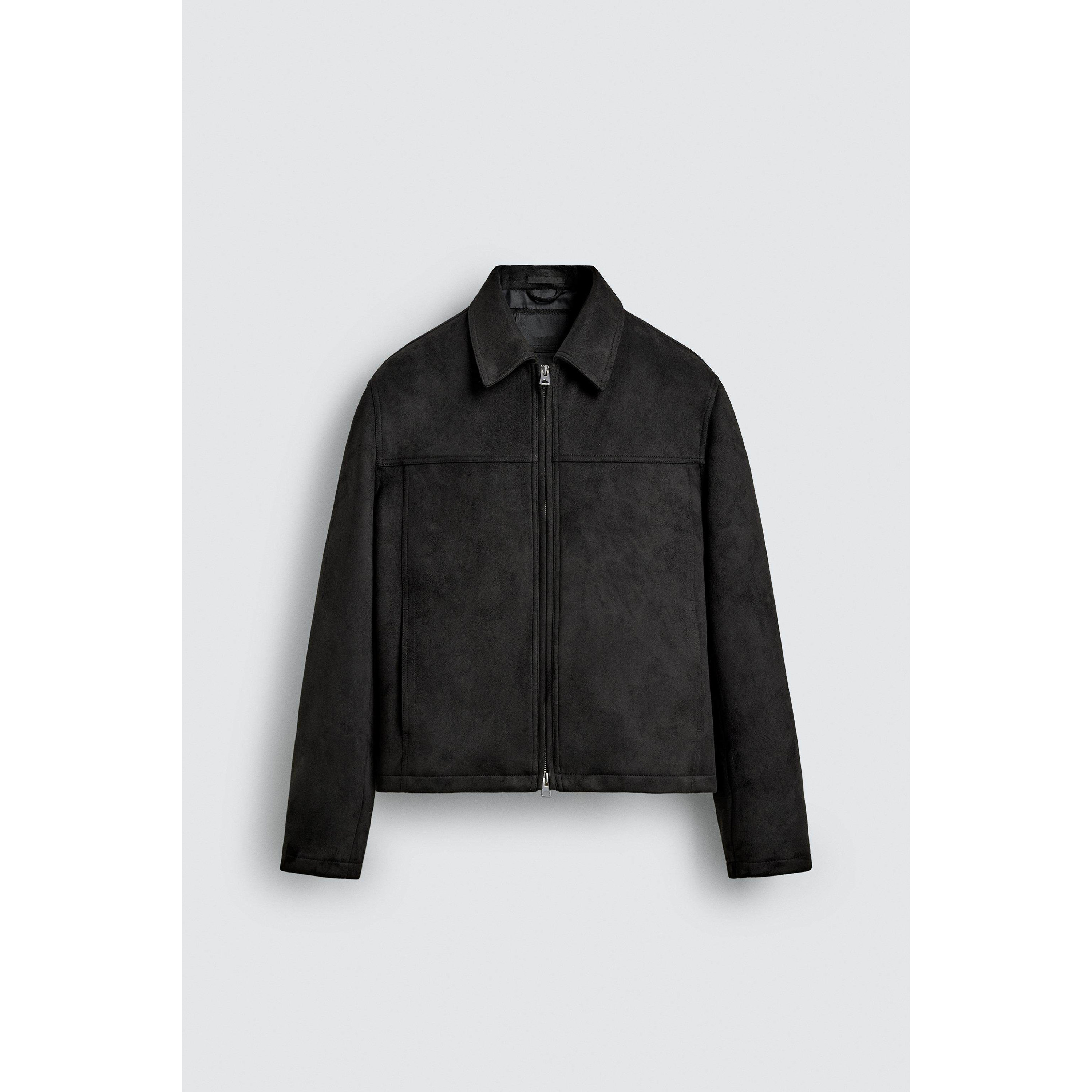 柜599!ZA 冬季新品 男装 短款绒面质感效果夹克外套 8281350 800