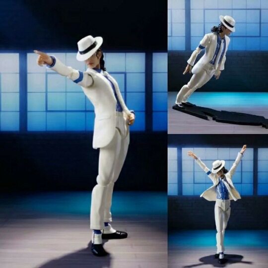 SHF 迈克尔 杰克逊 Michael Jackson 犯罪高手 月球漫步 可动手办