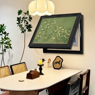 法式中古风电表箱装饰画竖款配电箱遮挡挂画电源总开关壁画免打孔