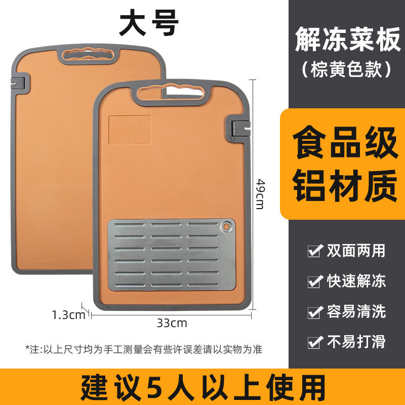 新品首发解冻菜板家用厨房切菜板食品级水果砧板熟食辅食研磨案板