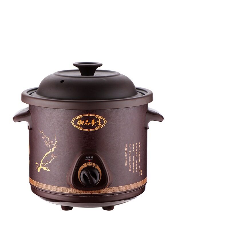 电炖锅陶瓷内胆1.5L-6L电砂锅煮粥锅炖汤锅紫砂多功能