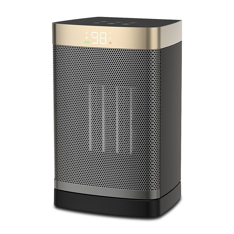 1500W智能恒温摇头暖风机 家用桌面遥控取暖器 PTC小型冷暖电暖器