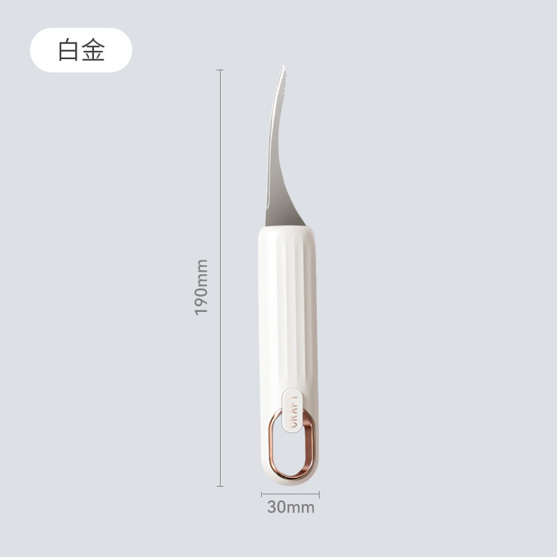 开虾背去虾线神器开背刀挑虾线刀剥虾工具二合一开虾背专用刀家用
