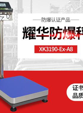 上海XK3190-Ex-A8防爆电子秤本安型防爆称台称100/150/300kg