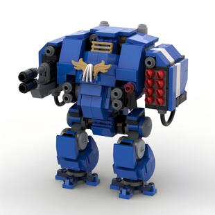 热卖MOC战锤射手无畏极限战士兼容男孩拼装积木套装模型