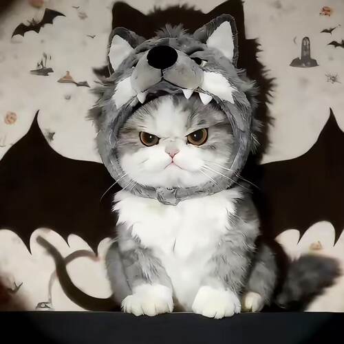 宠物帽子狗狗猫咪冬款加厚头套