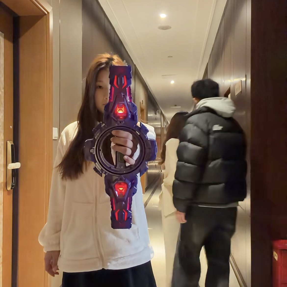 火花光剑双刃激光剑旋转火旋剑