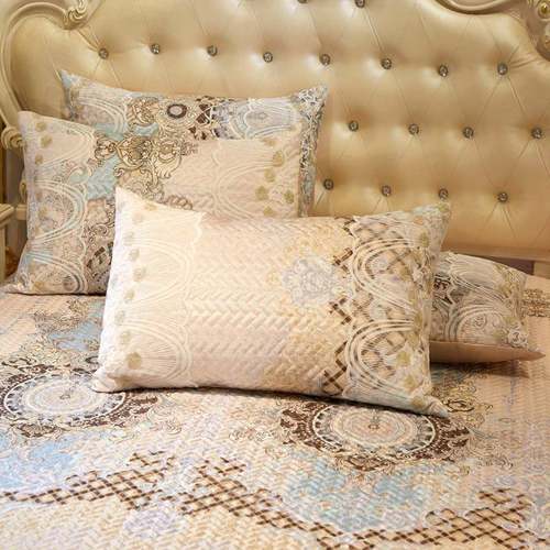 冰丝凉席欧式床裙款席子三件套1.8m空调软席可机洗折叠蕾丝床罩席